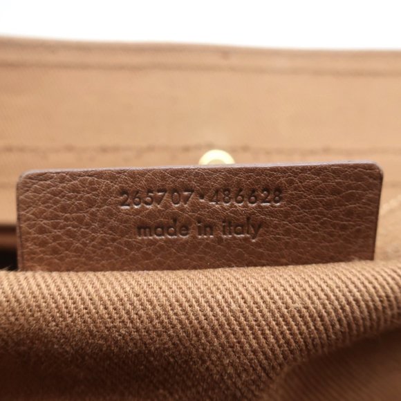 YVES SAINT LAURENT MUSE TWO MESSENGER BAG BROWN LEATHER MEDIUM SHOULDER BAG - Picture 12 of 12